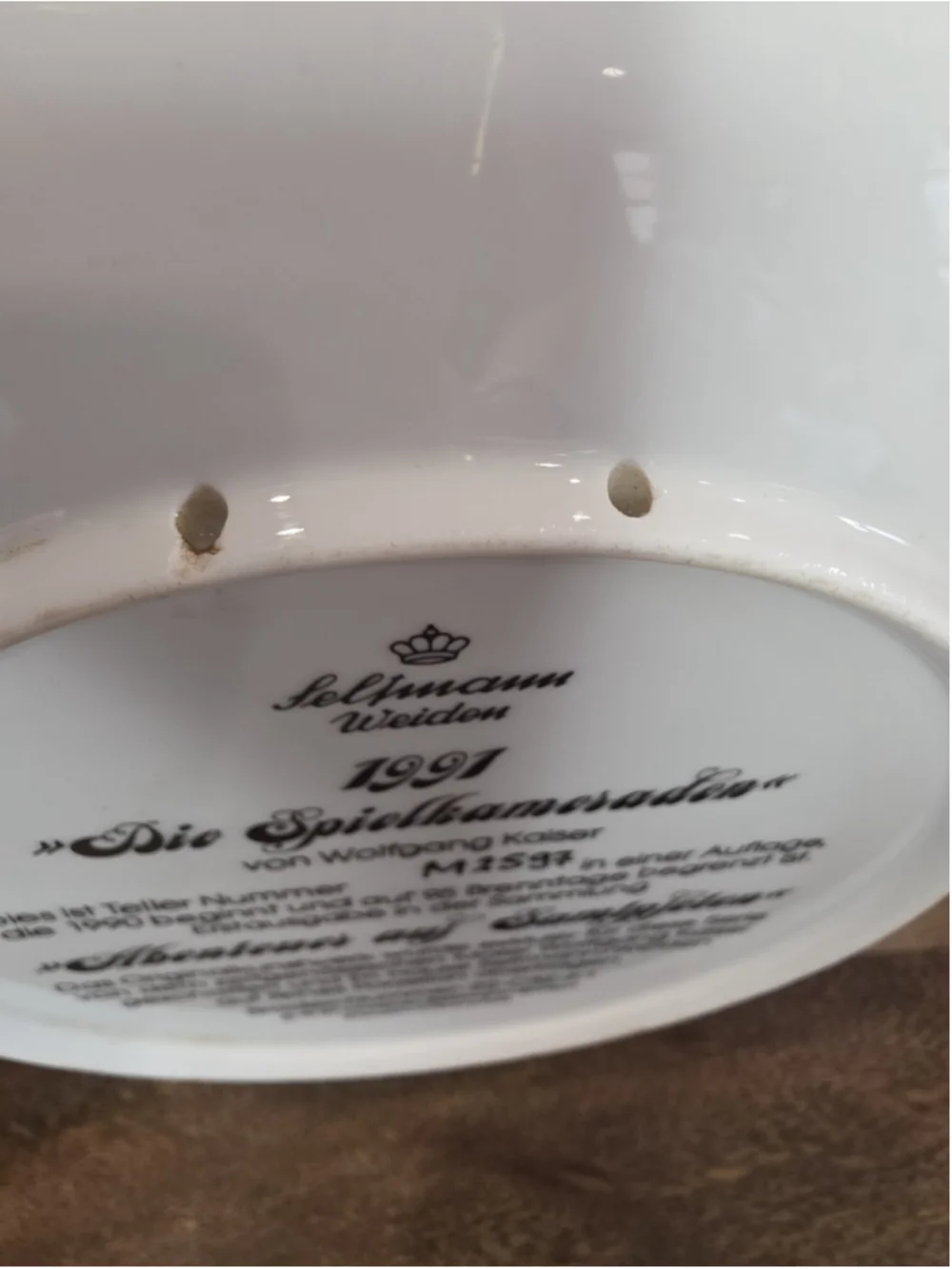 1991 Seltmann Weiden Die Spielkameraden Wolfgang Kaiser Cat Collector Plate